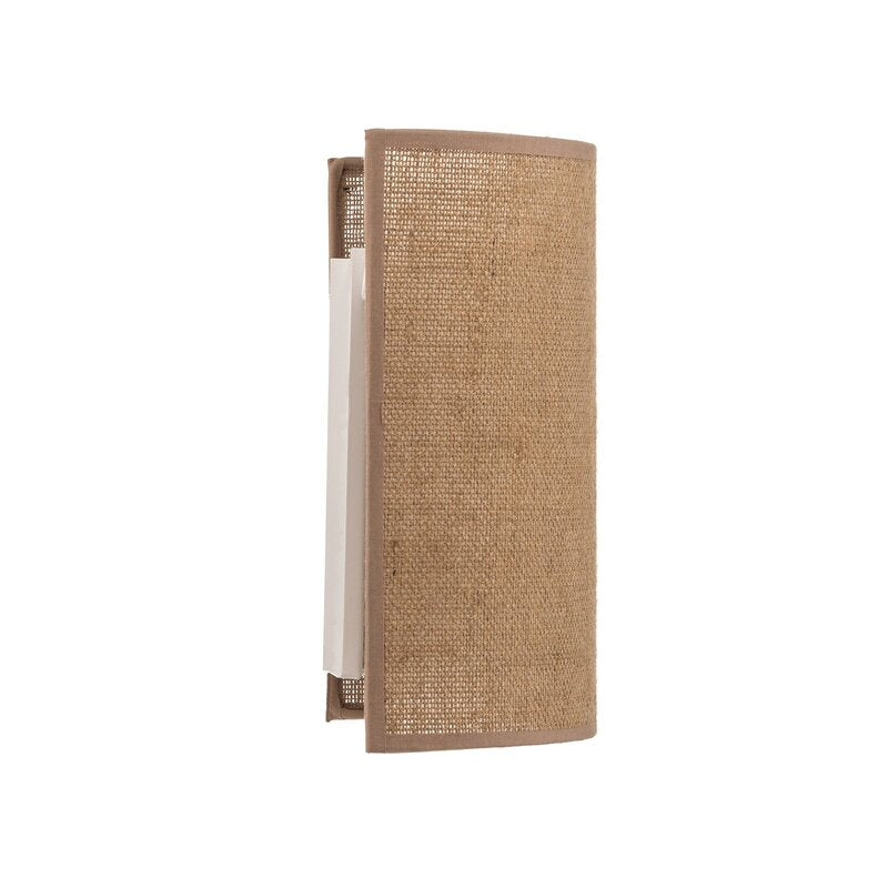 Wandleuchte Jute Wandlampe Außenwandleuchte Außenlampe Lampe Leuchte naturbraun - 5903689183314