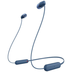 B-Ware Sony In Ear Headset WI-C100 Bluetooth Stereo Klang-Personalisierung Blau 25h