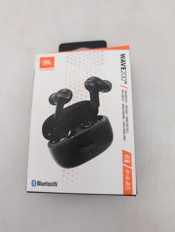 JBL Wave 200 TWS In Ear Headset Bluetooth Stereo Kopfhörer schwarz 20h Akku - 6925281988424