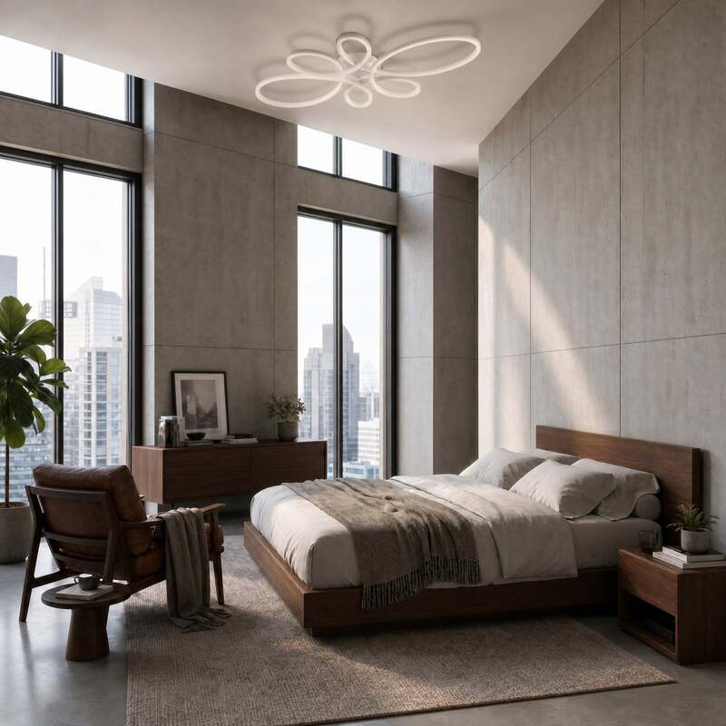 TRIO LIGHTING Deckenleuchte Fly LED Lampe dimmbar weiß matt 4000K 83x45cm - 4017807600858