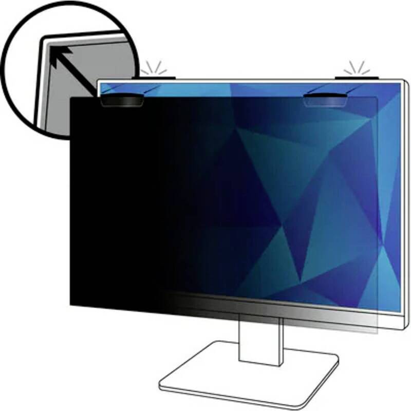 3M T Privacy Filter for 23in Full Screen Monitor with T COMPLYT Magnet - 0076308415013