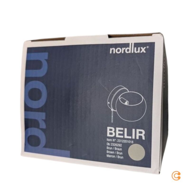 Nordlux Wandleuchte Wandlampe Belir 2312201018 G9 LED Leuchte braun Ø130mm - 5704924015724