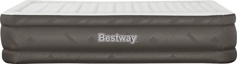 Bestway Fortech Luftbett mit Elektropumpe 203x152x46cm grau Double XL - 6941607326596