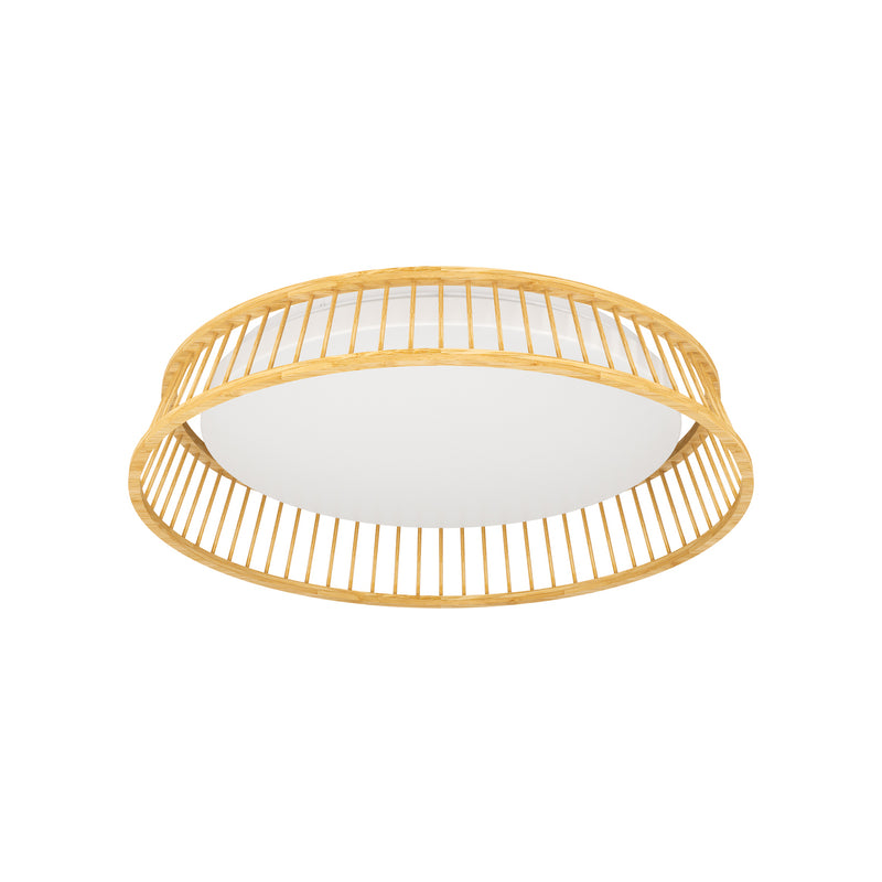 EGLO Deckenlampe Holzgeflecht Luppineria LED Leuchte Lampe Ø45cm warmweiß 3000K - 9008606267019