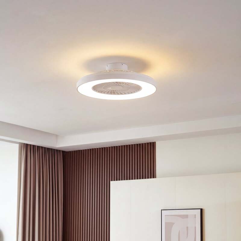 Lindby Deckenventilator Teleo LED Smart Home Tuya App weiß Ø58cm Fernbedienung - 4255830911736