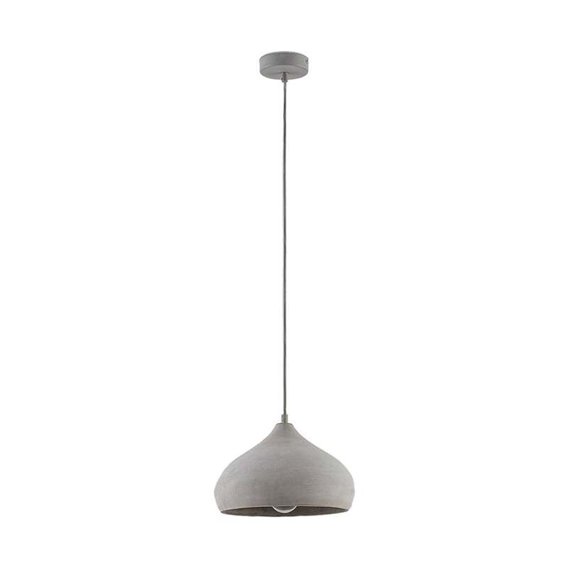 Lindby Beton-Pendelleuchte Morton Pendelleuchte Lampe Leuchte E27 Ø 29 cm grau - 4251096547818