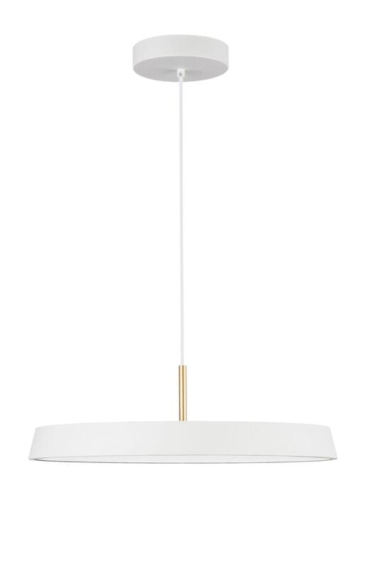 Nova Luce Pendelleuchte Hängeleuchte LED VETRO Weiß Warmweiss Aluminium Acryl - 5212017425737