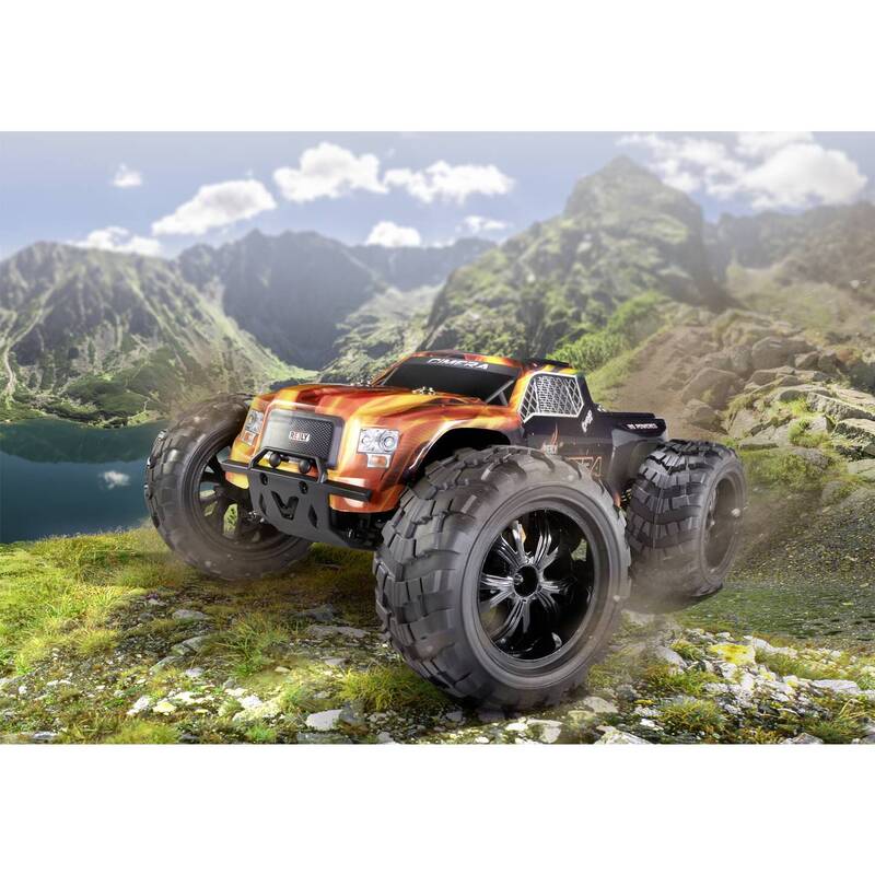 Reely Cimera Black Brushless Monstertruck 1:10 RC Modellauto Auto Allradantrieb - 4064161156033