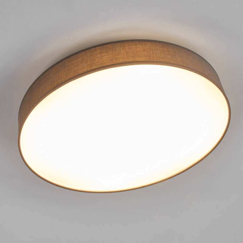 Lindby Deckenlampe Deckenleuchte Saira LED Lampe Leuchte grau Ø50cm 3000K - 4251096522174