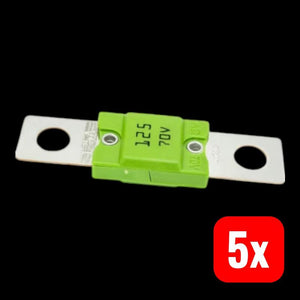 5x B-Ware megaOTO Sicherung 70V 125A Hochstrom Sicherungsautomat für Elektroinstallation