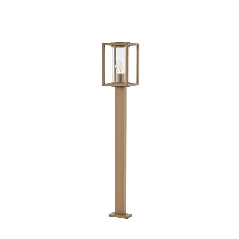 Lucande Wegeleuchte Ferda LED Gartenleuchte Pollerleuchte dimmbar braun 100cm - 4255830907012