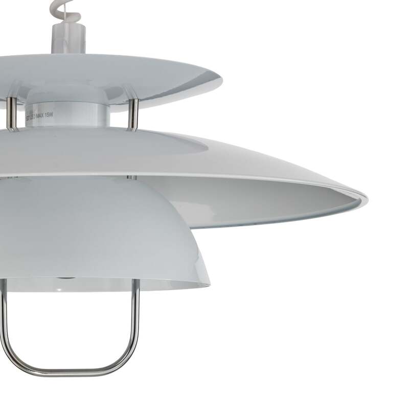 Lindby Hängelampe Hängeleuchte Nadija LED Pendelleuchte dimmbar weiß 43cm Höhe - 4251096525458