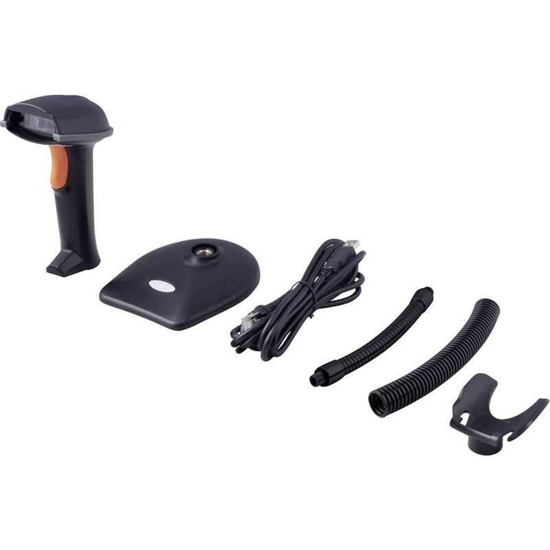Renkforce 2D Barcode-Scanner Kabelgebunden 1D, 2D Laser Schwarz Hand-Scanner USB - 4053199545766