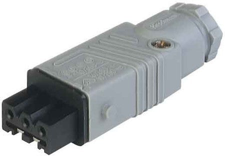 Hirschmann, ST IP54 Grey, Black Cable Mount 3P+PE Straight Heavy Duty Power Connector, 16A, 250 V, 400 V - 4002044206529