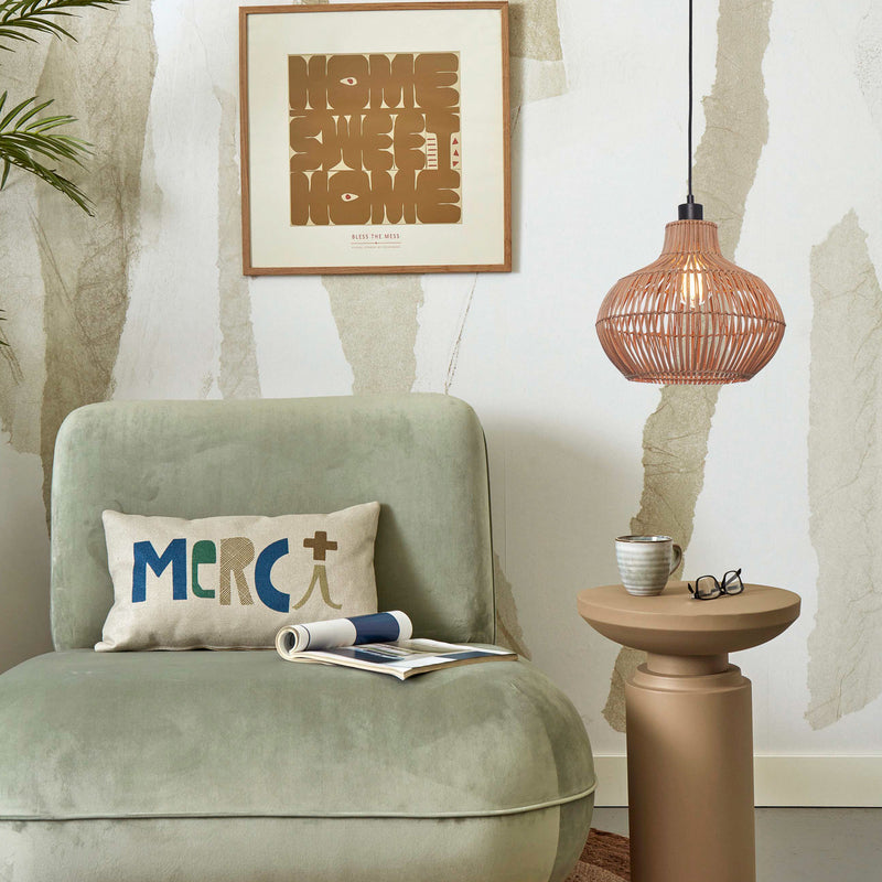 GOOD & MOJO Hängelampe Kalahari LED Hängeleuchte Lampe Rattan natur Ø32cm E27 - 8716248091374