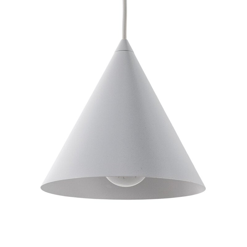 Hängeleuchte Cono Leuchte Lampe weiß Stahl Ø 19 cm einflammig - 5906135100071