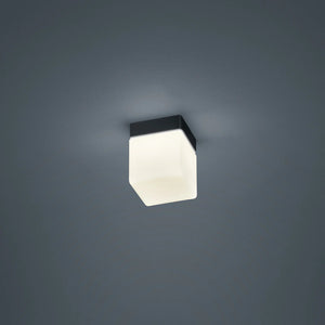 B-Ware Helestra Deckenleuchte Keto LED Lampe Leuchte Würfel schwarz matt 10x10cm IP44