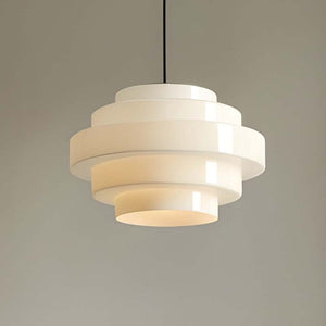 B-Ware Filo Hängeleuchte Pendelleuchte Lampe weiß Glas Ø 28 cm 1-flammig Metall