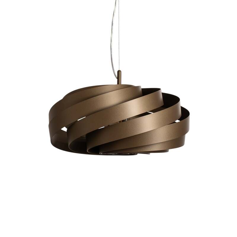 Euluna Vento Hängeleuchte Pendelleuchte Deckenleuchte kaffeebraun Ø 50 cm - 4251911787429