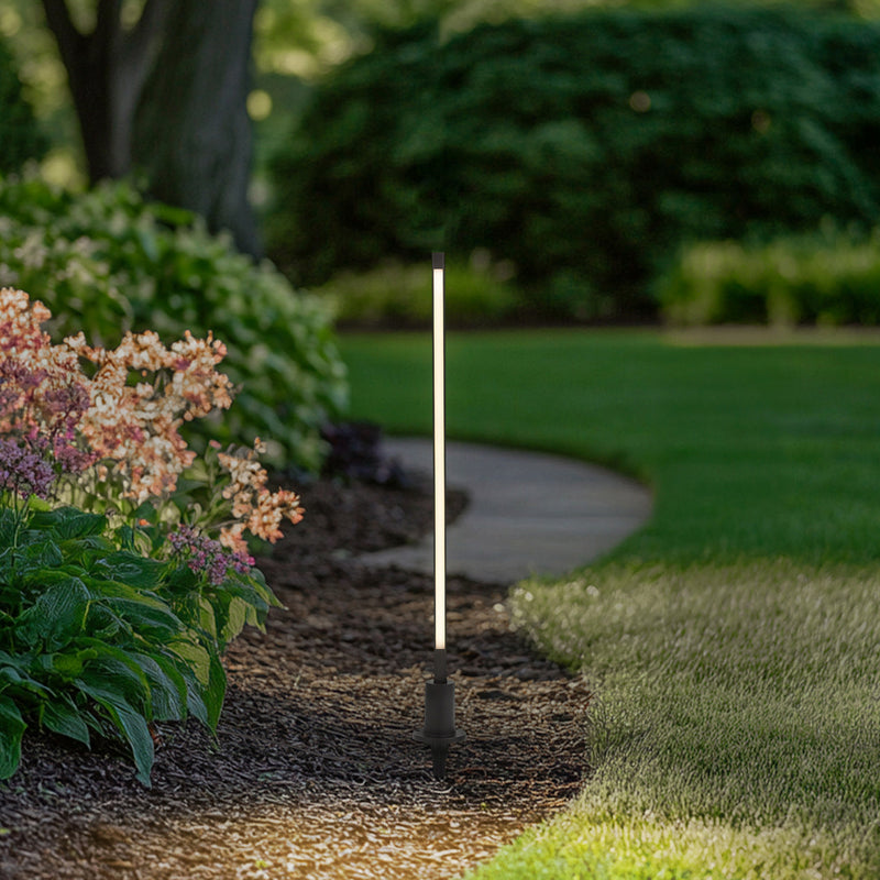 Lindby Wegeleuchte Gartenleuchte Neano LED Pollerleuchte schwarz 80cm IP65 - 4251911797817