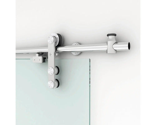 Pertura Tür Schiebetür Glas Neta Komplettset 4 Streifen farblos Tildra Griff - 4306517972530