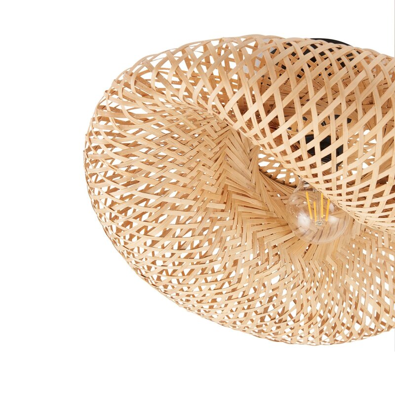 Lindby Deckenleuchte Eleane Bambus natur Ø50cm Deckenlampe Lampe SIEHE TEXT/FOTO - 4251911792898