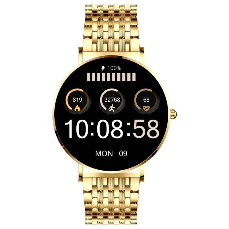 XCOAST SIONA 2 Smartwatch Uhr Fitnessuhr Gold Damen Fitness Tracker773 - 4260449576962