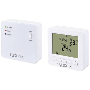B-Ware Sygonix Funk-Raumthermostat SY-5470190 Aufputz Wochenprogramm 1 St. Weiß