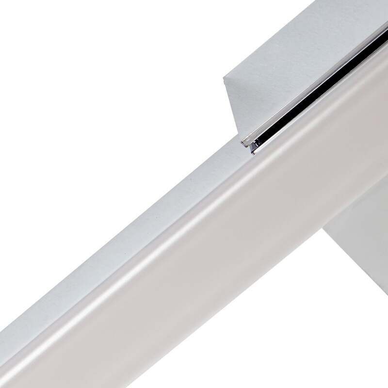Lucande LED-Spiegellampe Kivana Wandleuchte chrom 120cm IP44 Badezimmerlampe - 4251911776454