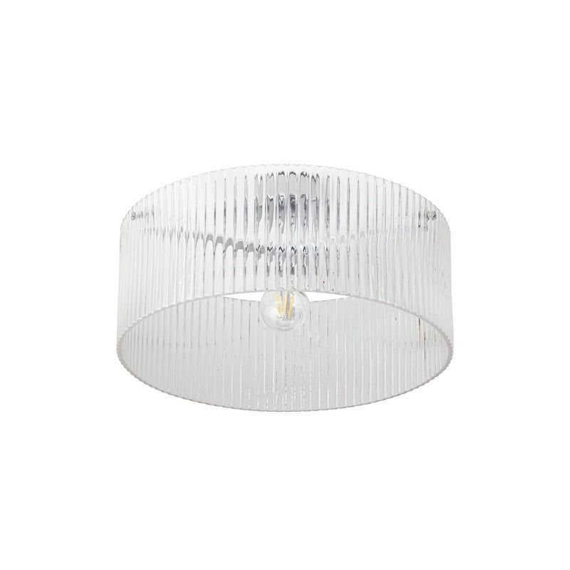 Meritt Deckenleuchte Deckenlampe LED Lampe Leuchte chrom klar Ø40cm Glas - 4255830906077