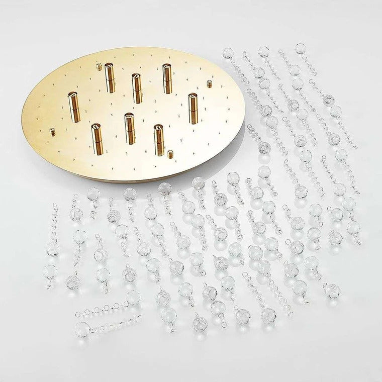 Lindby Gillion Deckenlampe Hängelampe Deckenlicht Wohnzimmerleuchte G9 8-flg 953 - 4251096590050