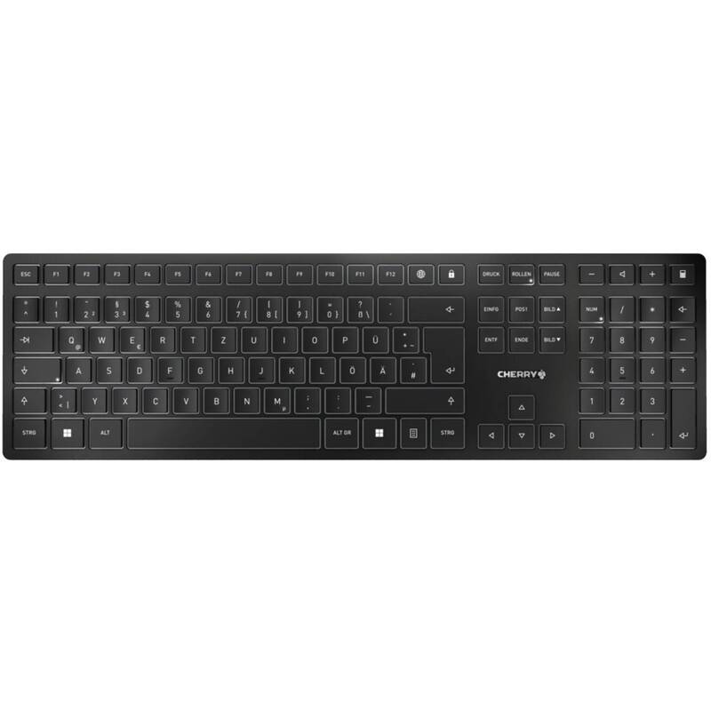 CHERRY KW 9100 SLIM Kabellos Tastatur QWERTZ Schwarz PC-Zubehör Eingabegerät - 4025112097157