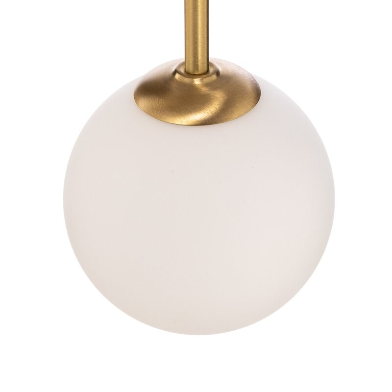 ALDEX Wandleuchte Lampe Alison messing weiß 2-flammig Glas Metall 89cm Leuchte - 5904798655532