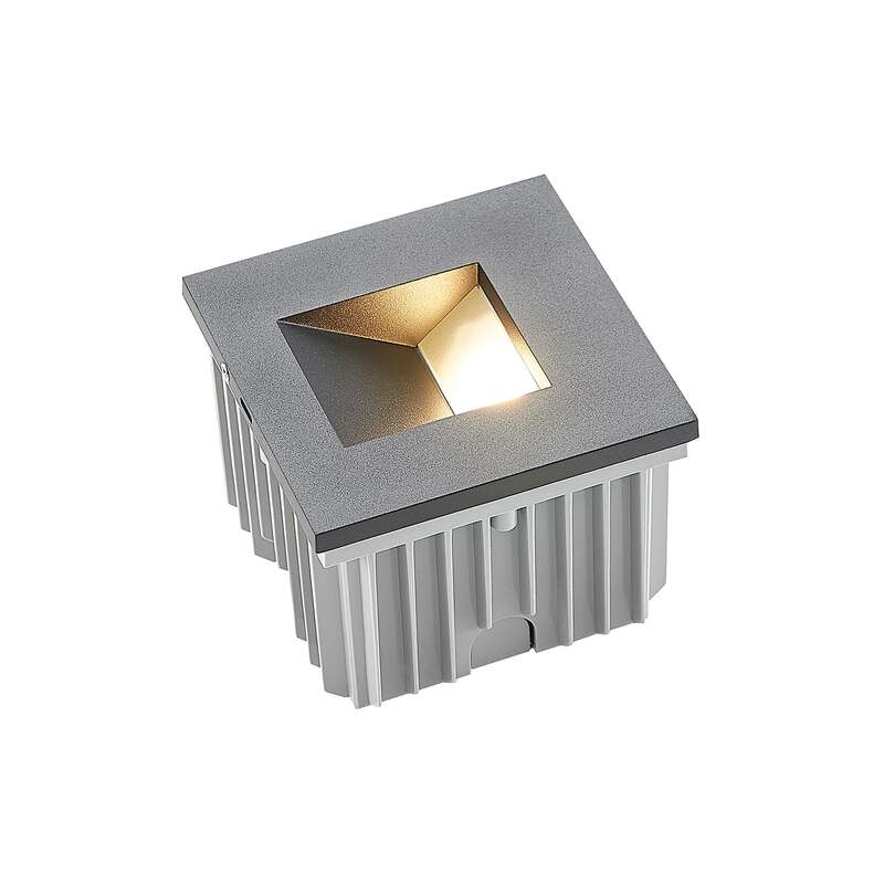Arcchio Zamo Wandeinbauleuchte schwarz G9 dimmbar IP65 11,5x11,5 cm - 4251911749267