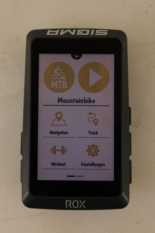 Sigma Fahrrad-Navi ROX 12.1 EVO Bluetooth GPS GLONASS Europa 3 Zoll grau 110g - 4016224010400