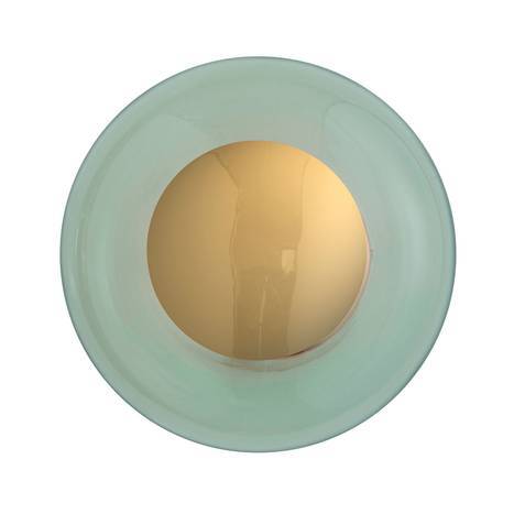 EBB & FLOW Horizon Fassung gold grün Wandleuchte Wandlampe Lampe Licht Ø 21 cm - 5711863109506