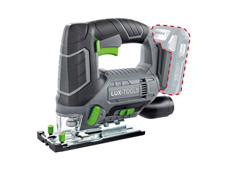 LUX-TOOLS Akku-Maschinen-Set 3-in-1 A-BS-20 A-ST-20 A-WS-20/115A mit Tasche 20V - 4007873805981