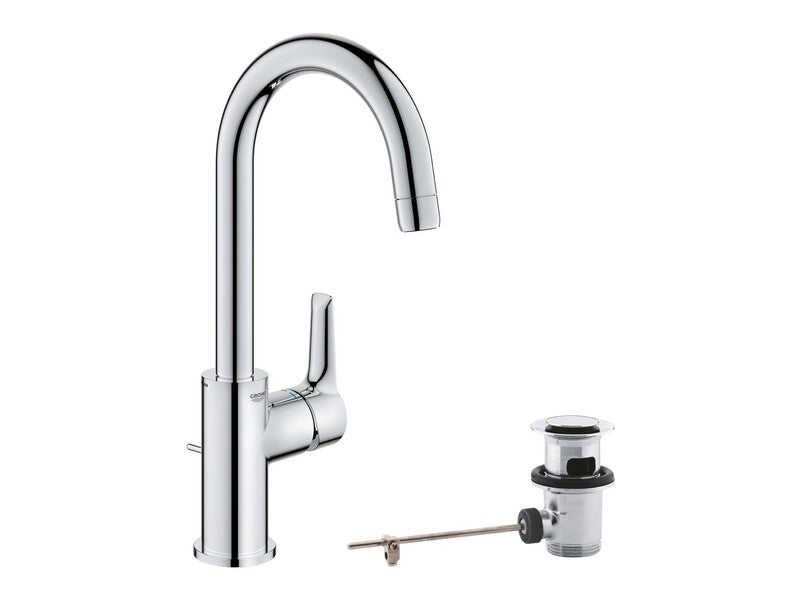 Grohe Waschtischarmatur Einhebelmischer Alira Chrom Hochbogen wassersparend - 4005176768736