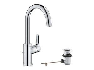 B-Ware Grohe Waschtischarmatur Einhebelmischer Alira Chrom Hochbogen wassersparend