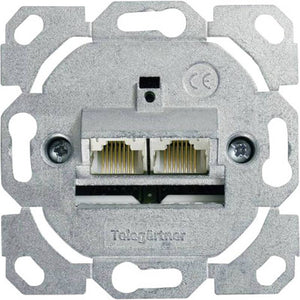 B-Ware Telegärtner Netzwerkdose Anschlussdose CAT 6a Unterputz Brüstungskanal Einsatz