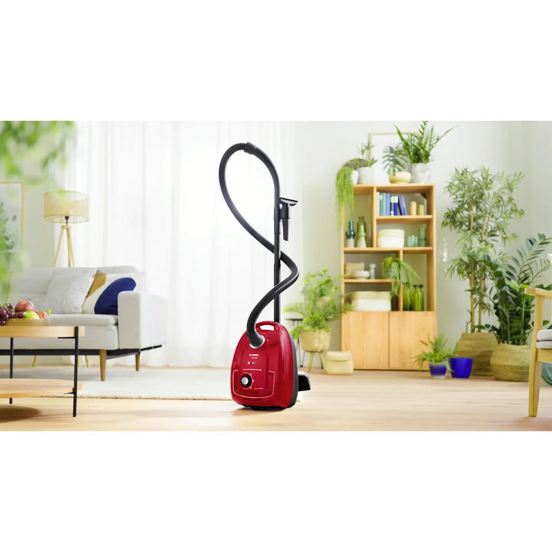Bosch Staubsauger mit Beutel Serie 4 rot 600 W 4 l Staubkapazität 10 m Radius - 4242005364039
