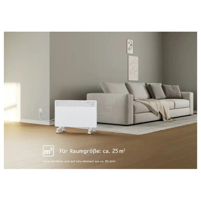 Stiebel Eltron Konvektor Heizgerät 2000W IP24 Heizkörper 25m² weiß 738x450mm - 4017212044513