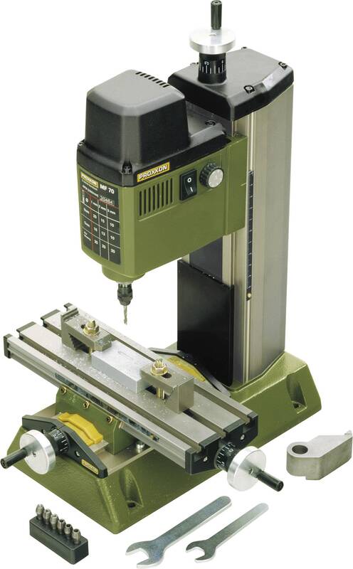 PROXXON MICROFRÄSE MF 70 100W 5000-20000/min präzise Vertikalfräse grau - 4006274271104
