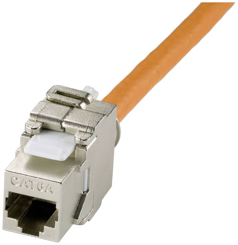 SpeaKa Professional RJ45 Verlängerungskabel Kabeltrommel Kupfer rund Orange 90 m - 4064161019086