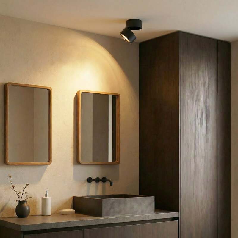 Lindby Thorid Deckenstrahler schwarz 2er-Set dimmbar 8W LED Metall 230V - 4251911772258