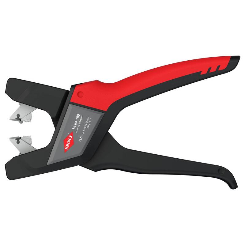 Knipex Abisolierzange für Flachkabel Zange mit PVC-Isolation 0.75 bis 2.5 mm² - 4003773073284