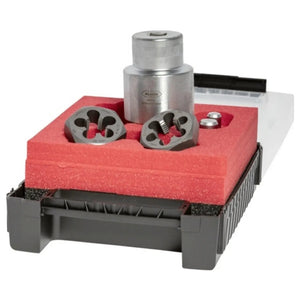 B-Ware Alarm Werkzeuge Gewindeschneidsatz 3/8" Gewinde-Schneider Werkzeug schwarz 1015g