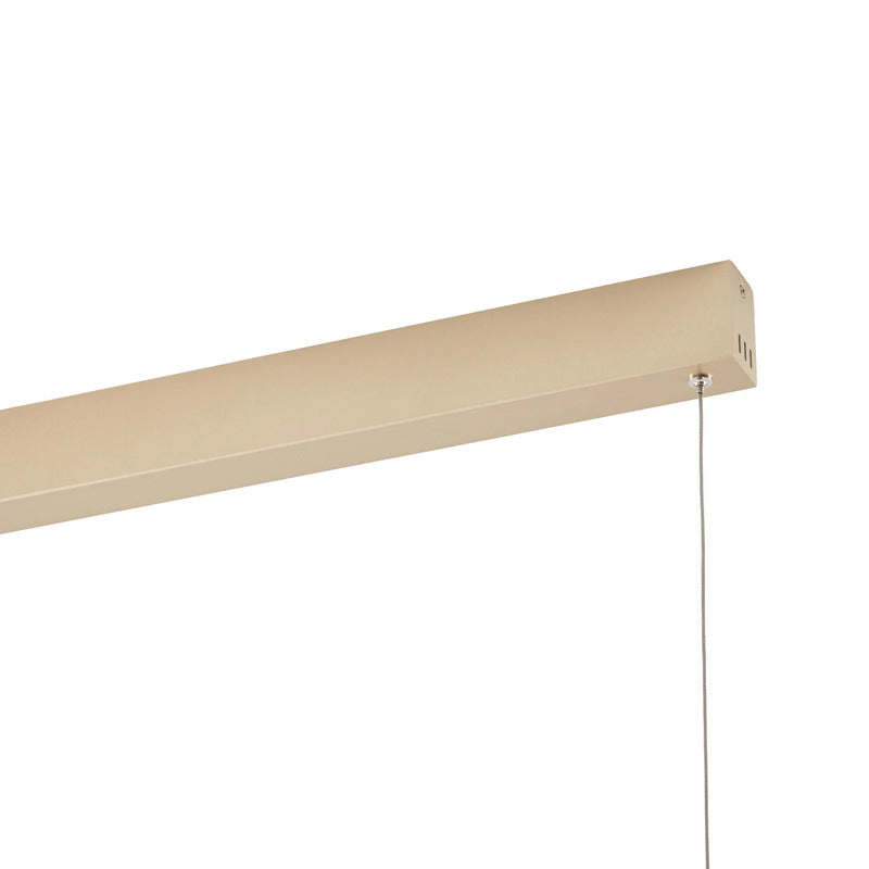 Lucande Hängeleuchte Mylosh LED Pendelleuchte dimmbar gold 150cm CCT 3-stufig - 4255830917844