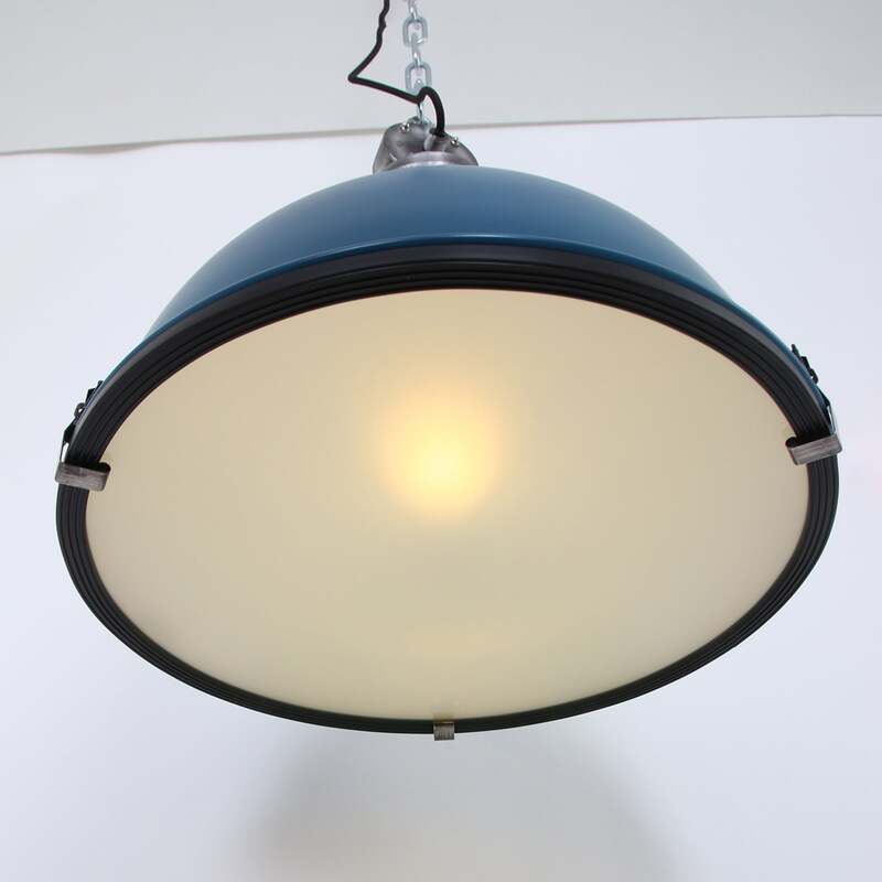 Steinhauer Hängelampe Pendelleuchte Bikkel petrol silber Metalllampe SIEHE TEXT - 8712746105162
