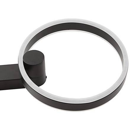 Lucande Yekta LED-Wandlampe Wandleuchte Wandlicht Leuchte LED direkt 18W schw559 - 4251911761900